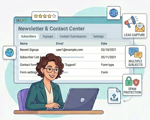 SiteX CMS Newsletter